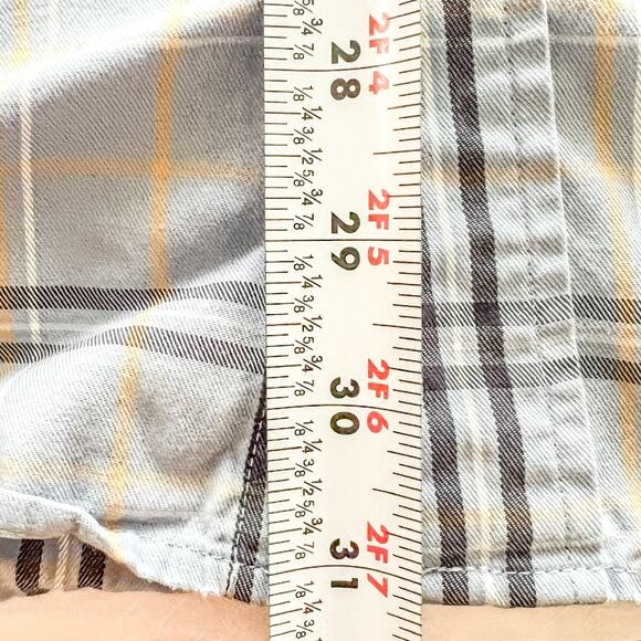 Eddie Bauer Relaxed Fit Tall XL Blue Plaid Longsleeve Button Down 100 Cotton EUC - Picture 5 of 8